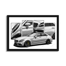 Load image into Gallery viewer, Mercedes C63 Sedan #009 - 0017