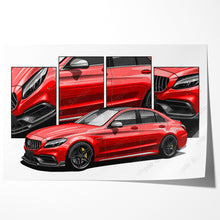 Load image into Gallery viewer, Mercedes C63 Sedan #009 - 0017