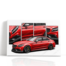 Load image into Gallery viewer, Mercedes C63 Sedan #009 - 0017