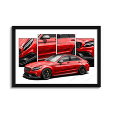 Load image into Gallery viewer, Mercedes C63 Sedan #009 - 0017