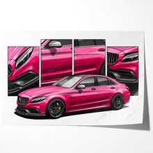 Load image into Gallery viewer, Mercedes C63 Sedan #009 - 0017