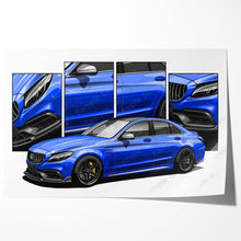 Load image into Gallery viewer, Mercedes C63 Sedan #009 - 0017