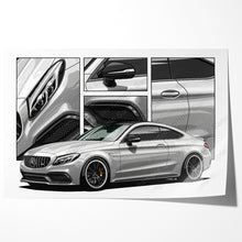 Load image into Gallery viewer, Mercedes C63 Coupe #018 - #026