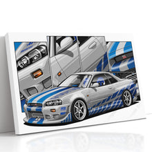 Load image into Gallery viewer, #021 Fast Furious Nissan Skyline GTR R34