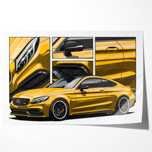 Load image into Gallery viewer, Mercedes C63 Coupe #018 - #026