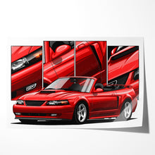 Load image into Gallery viewer, Ford Mustang 4th Gen 1999 2000 2001 2002 2003 2004 New Edge Convertible #128 - #136