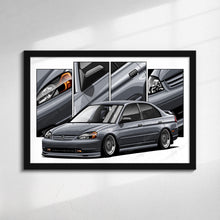 Load image into Gallery viewer, Honda Civic 07th Gen Sedan 2001 - 2003 Pre-face #064 - #072
