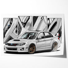Load image into Gallery viewer, Subaru WRX Impreza 2011-2014 STI Stink Eye Sedan #010 - #018