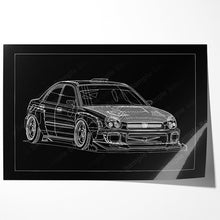 Load image into Gallery viewer, Subaru WRX Impreza 2001-2003 STI Bug Eye Sedan #110 - #118