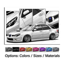 Load image into Gallery viewer, Subaru WRX Impreza 2006-2007 STI Hawk Eye Wagon #282 - #290