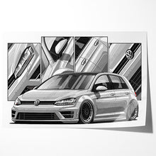 Load image into Gallery viewer, Volkswagen Golf MK7 R #001- #009