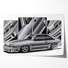 Load image into Gallery viewer, Ford Mustang 3rd Gen Fox Body Aero Nose Fastback 1987 1988 1989 1990 1991 1992 1993 #137- #145