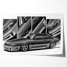 Load image into Gallery viewer, Ford Mustang 3rd Gen Fox Body Aero Nose Fastback 1987 1988 1989 1990 1991 1992 1993 #137- #145