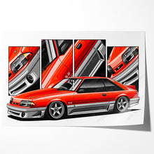 Load image into Gallery viewer, Ford Mustang 3rd Gen Fox Body Aero Nose Fastback 1987 1988 1989 1990 1991 1992 1993 #137- #145