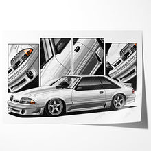 Load image into Gallery viewer, Ford Mustang 3rd Gen Fox Body Aero Nose Fastback 1987 1988 1989 1990 1991 1992 1993 #137- #145
