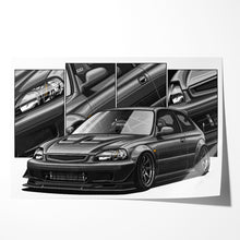Load image into Gallery viewer, Honda Civic 06th Gen Hatchback 1999 - 2000 Type R #625-633