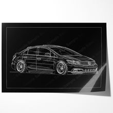 Load image into Gallery viewer, Honda Civic 09th Gen Sedan 2012 Pre-face SI #544- #552