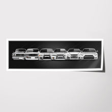 Load image into Gallery viewer, Nissan Skyline GTR Generations C10 C110 R32 R33 R34 R35 #800