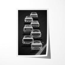 Load image into Gallery viewer, Ford F250 F350 Super Duty Generations #843-#850