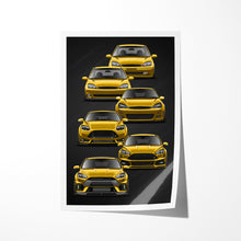 Load image into Gallery viewer, Ford Focus Generations RS ST #851-#858