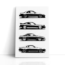 Load image into Gallery viewer, Nissan S12 S13 S14 S15 Silvia 240sx 180sx Generations #945