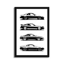 Load image into Gallery viewer, Nissan S12 S13 S14 S15 Silvia 240sx 180sx Generations #945