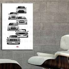 Load image into Gallery viewer, Nissan Skyline Generations R32 R33 R34 R35