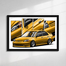 Load image into Gallery viewer, Honda Civic 07th Gen Sedan 2001 - 2003 Pre-face #064 - #072