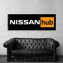 Load image into Gallery viewer, Nissan Sign Nissan Hub