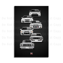 Load image into Gallery viewer, Nissan Skyline Generations R32 R33 R34 R35