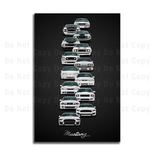 Load image into Gallery viewer, Ford Mustang Generations #073