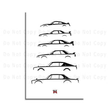 Load image into Gallery viewer, Nissan Skyline Generations R32 R33 R34 R35