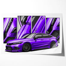 Load image into Gallery viewer, Honda Civic 11th Gen Sedan 2022 - 2024 Pre-face SI #301 - #309