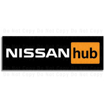 Load image into Gallery viewer, Nissan Sign Nissan Hub