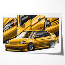 Load image into Gallery viewer, Honda Civic 07th Gen Sedan 2001 - 2003 Pre-face #064 - #072
