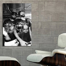 Load image into Gallery viewer, #012BW Lebron James x Anthony Davis