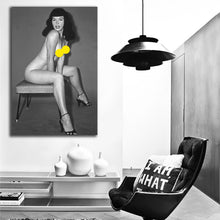 Load image into Gallery viewer, #012BW Bettie Page
