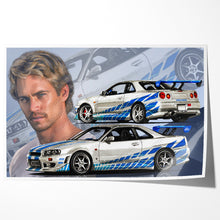 Load image into Gallery viewer, #002 Fast Furious Nissan Skyline GTR R34
