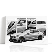 Load image into Gallery viewer, Mercedes C63 Sedan #009 - 0017
