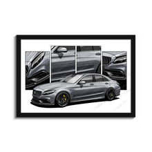 Load image into Gallery viewer, Mercedes C63 Sedan #009 - 0017
