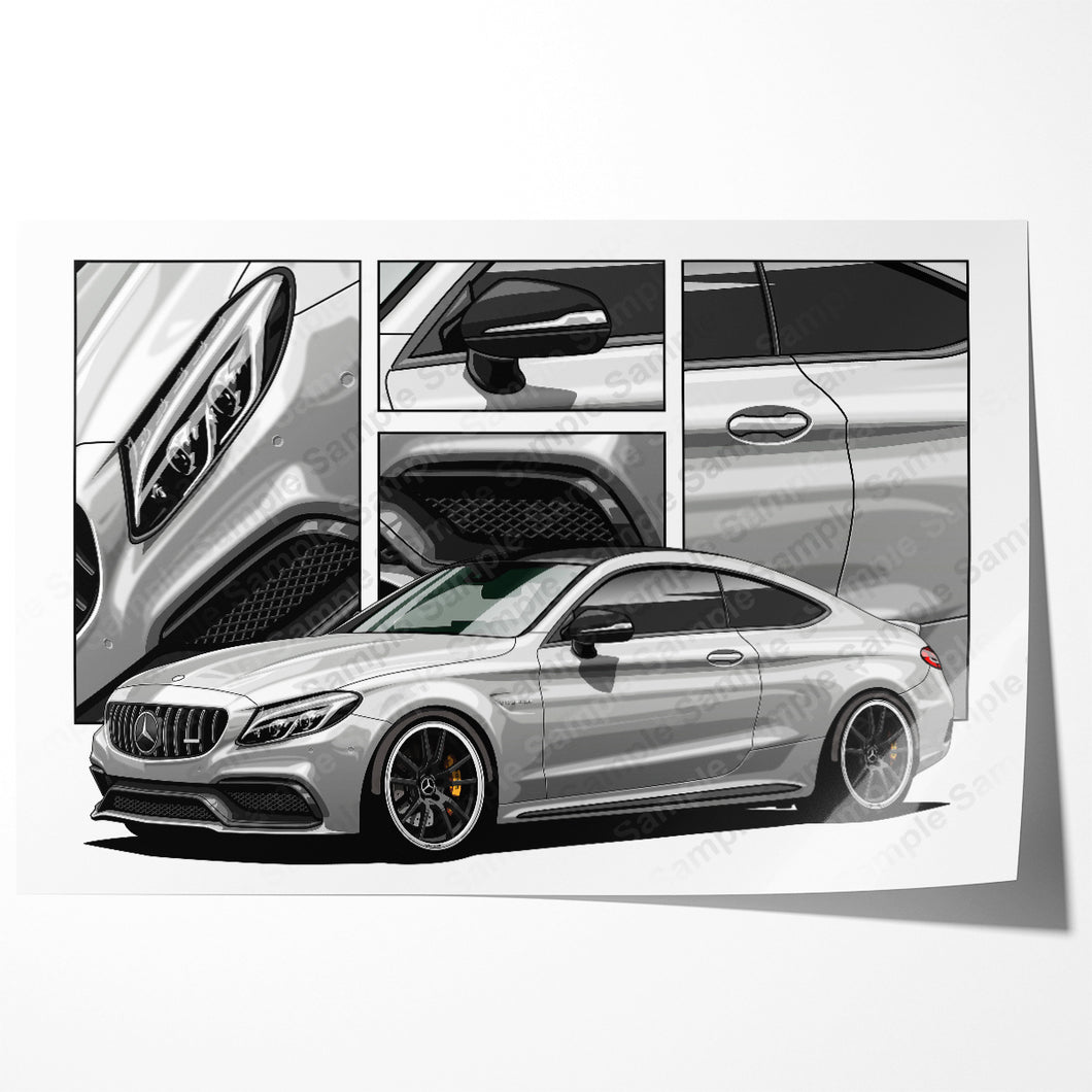 Mercedes C63 Coupe #018 - #026