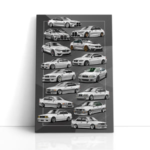 BMW 3 Series M3 E30 E36 E46 E90 E92 E93 F80 F82 G80 G82 #028