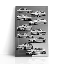 Load image into Gallery viewer, BMW 5 Series M5 Generations E28 E34 E39 E60 E61 F10 F90 G90 G99 #037

