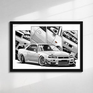 Nissan Skyline R34 #019 - #027