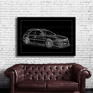 #157 Subaru Impreza WRX STI Meaneye GF8 Wagon