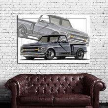 Load image into Gallery viewer, #040BW Chevy Truck C10
