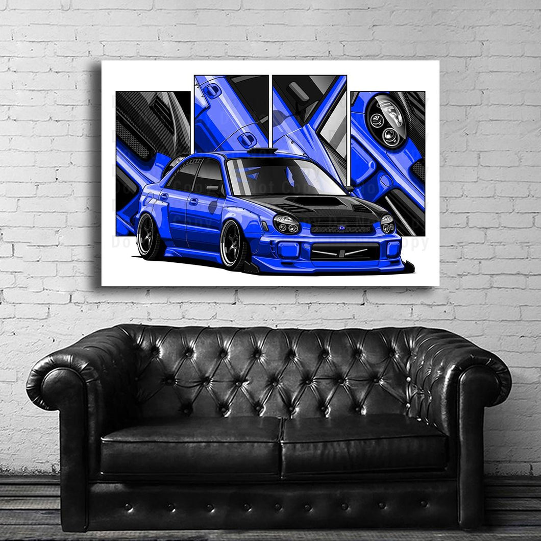 #117 Subaru Impreza WRX STI 2nd Gen Hawk Eye Sedan