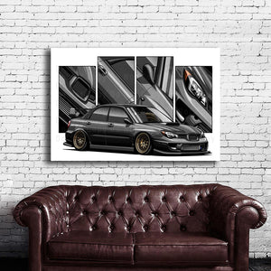#102 Subaru Impreza WRX STI 2nd Gen Hawk Eye Sedan