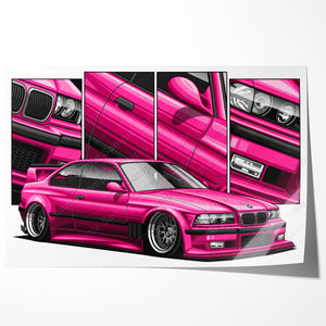 BMW M3 E36 Coupe Widebody #091- #099