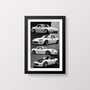 #230 Mazda Miata Generations